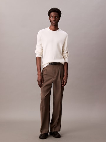 Pull-over Calvin Klein en blanc