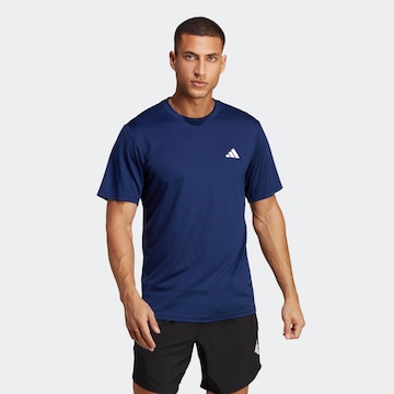 ADIDAS PERFORMANCE - Camisa funcionais 'Train Essentials ' em azul: frente