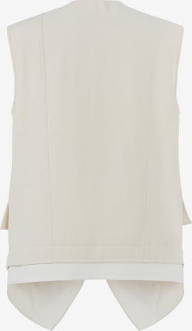 NOCTURNE Vest in White