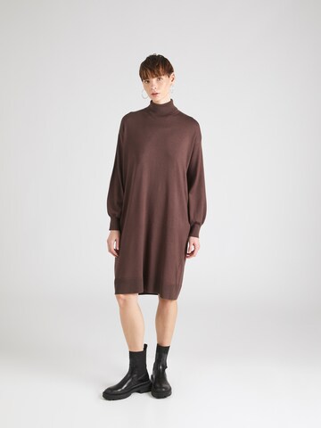 Robes en maille 'Lea' Soft Rebels en marron : devant