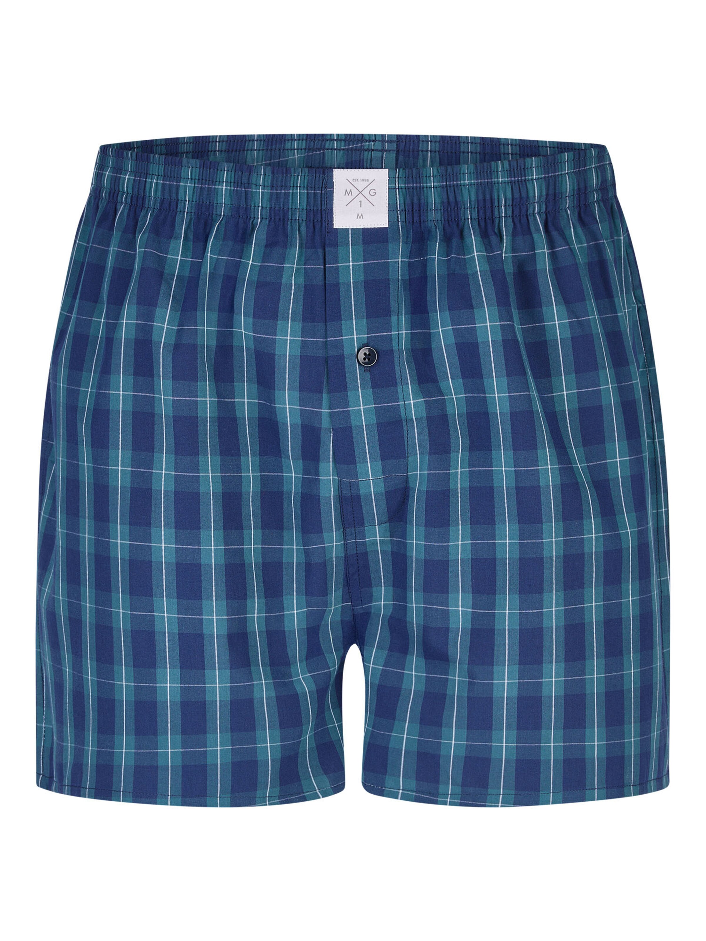 MG-1 Boxershorts 'Christmas' in Blau