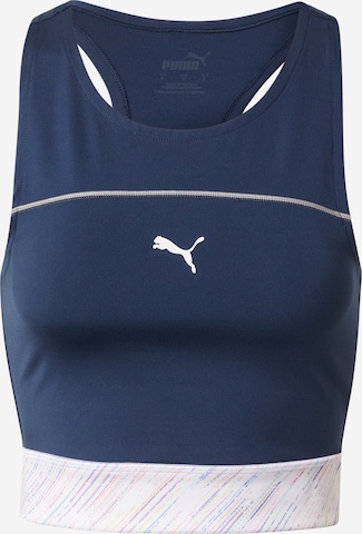 PUMA Sports Top in Blue: front