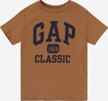 T-Shirt GAP en marron : devant