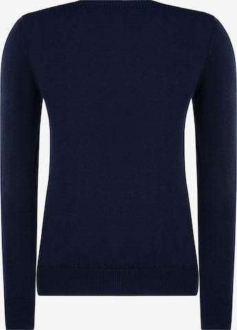 Pull-over Giorgio di Mare en bleu