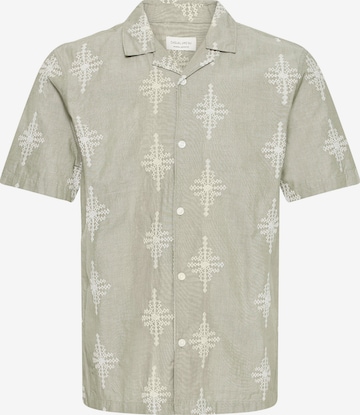 Casual Friday - Ajuste regular Camisa 'CFLEOPOLD' en verde: frente