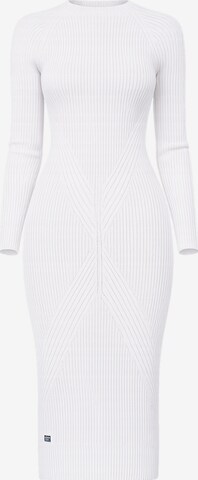 Süel knitwear - Vestido de punto 'Gabi' en blanco: frente