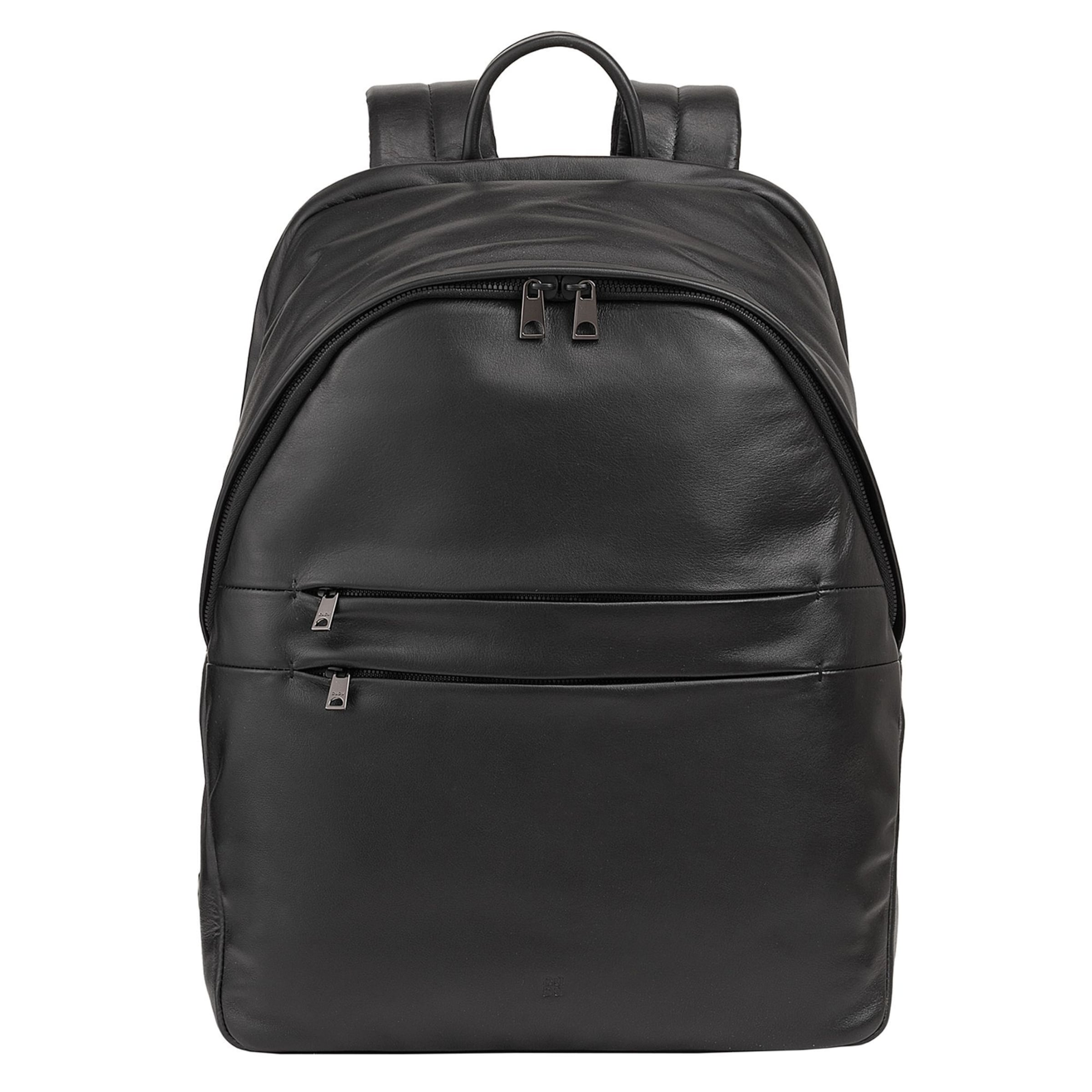 DuDu Backpack in Black: front