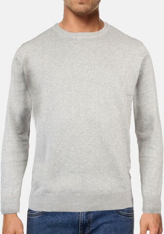 INDICODE JEANS Sweater in Grey: front