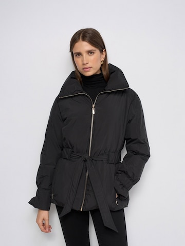 Manteau d’hiver Salsa Jeans en noir : devant
