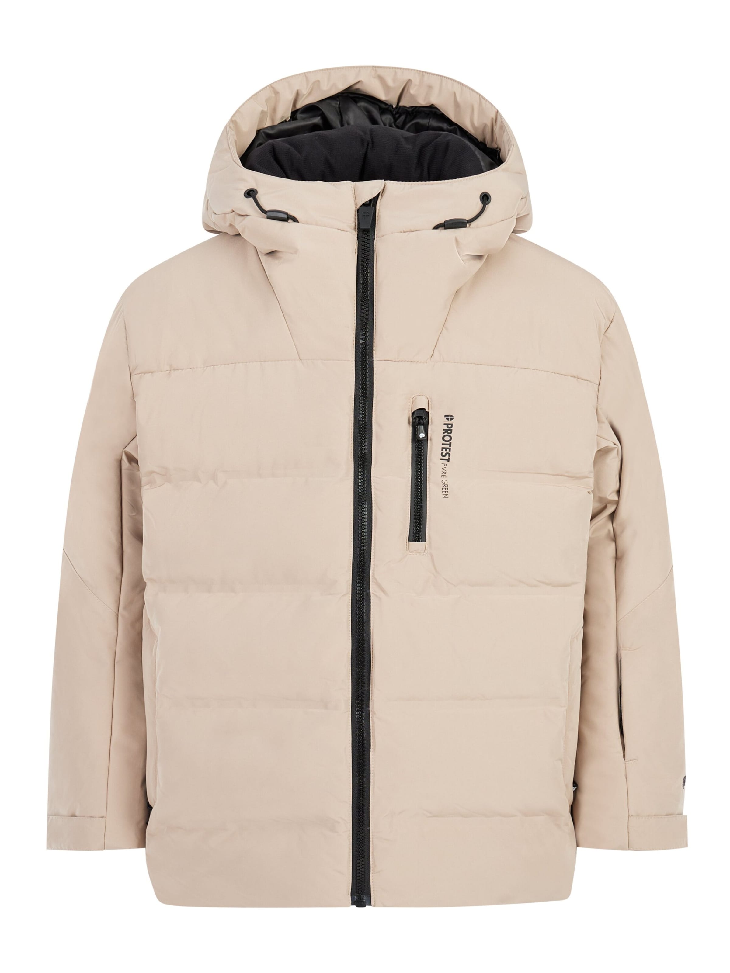 PROTEST Athletic Jacket 'PRTTumber JR' in Brown: front