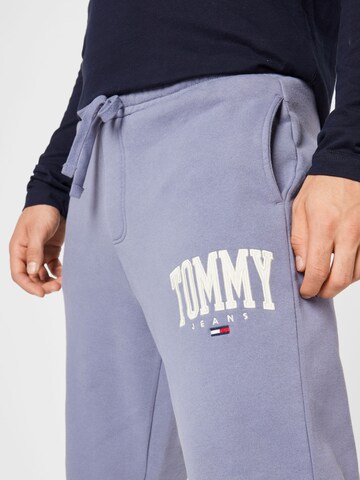 Tommy Jeans Ozke Hlače | modra barva