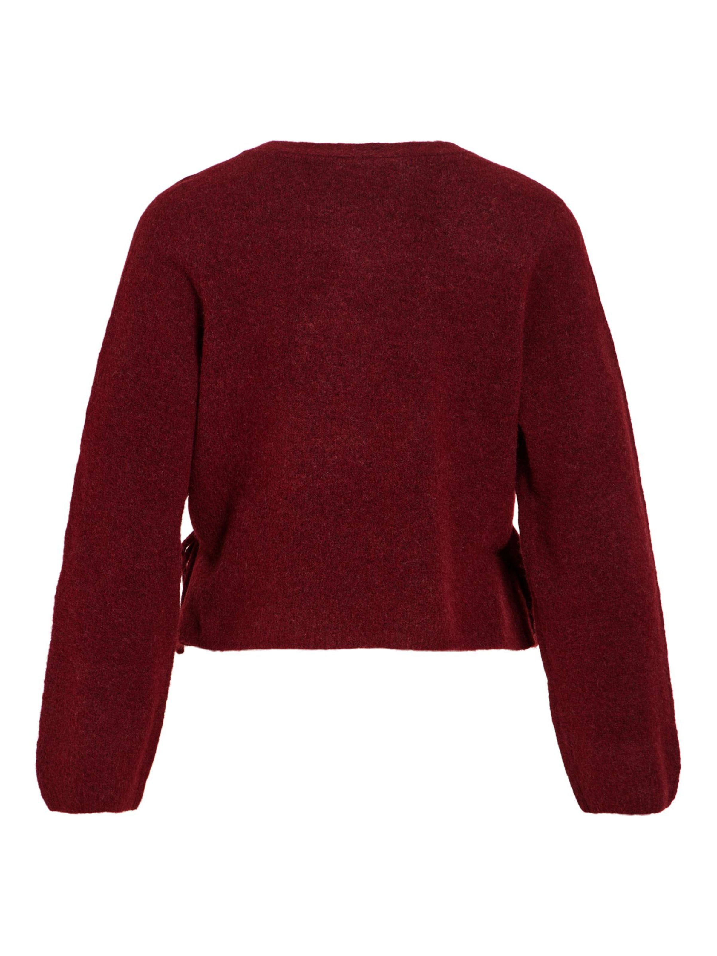 VILA Sweater 'VILUNA' in Red