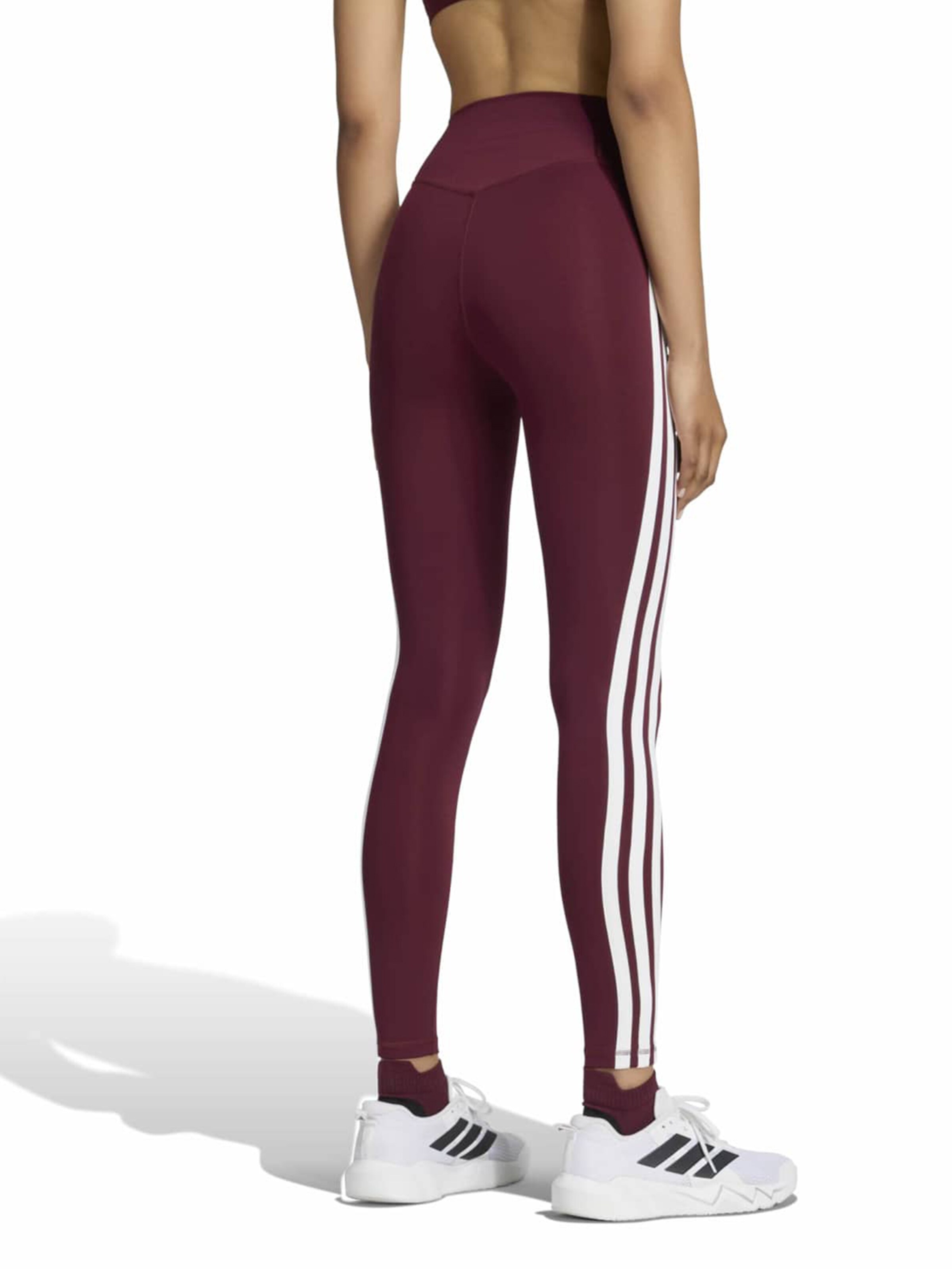 ADIDAS PERFORMANCE Skinny Παντελόνι φόρμας 'OPT ESS' σε κόκκινο