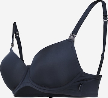 Esprit Maternity T-shirt Nursing Bra in Blue: front