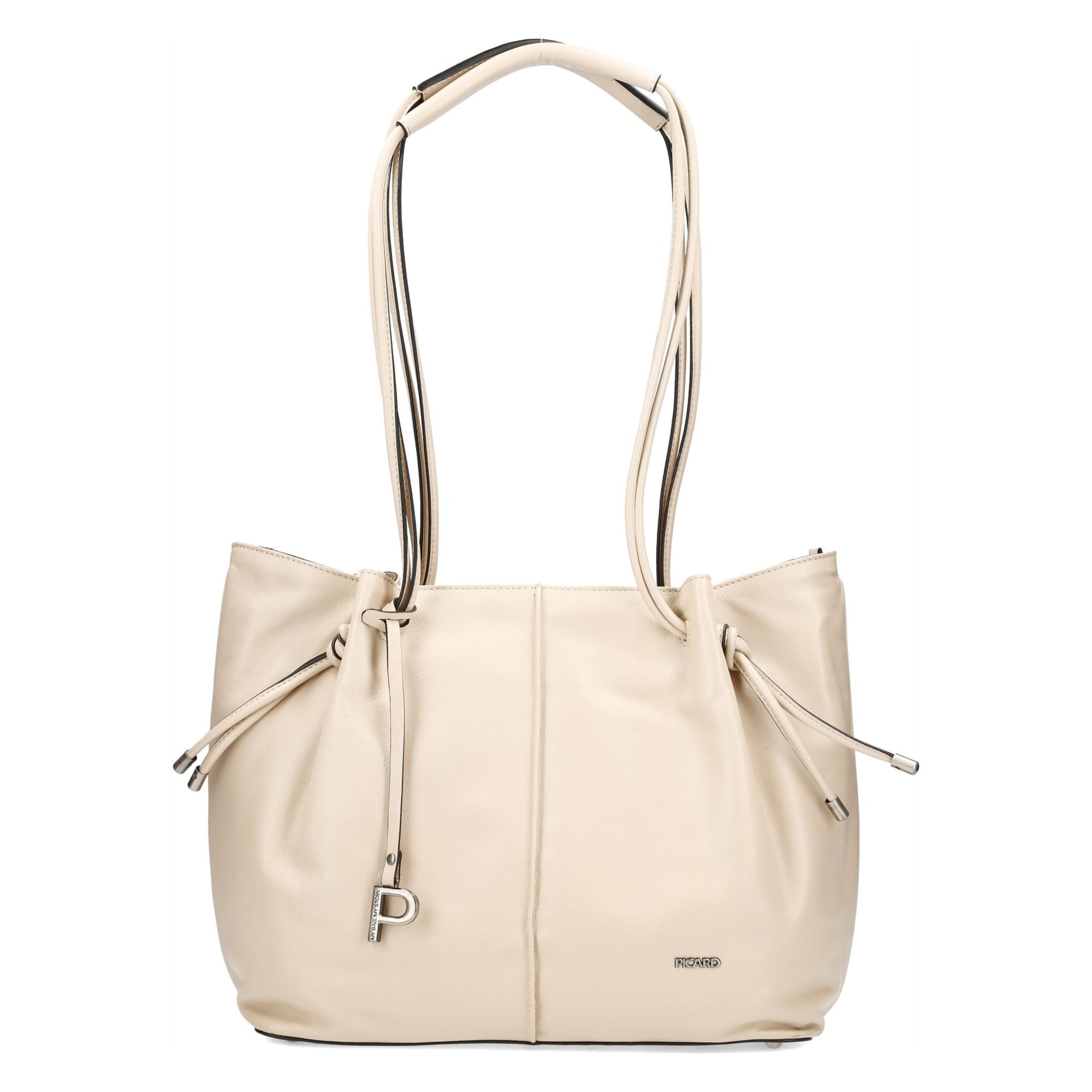 Sac bandoulière 'Boom' Picard en beige : devant