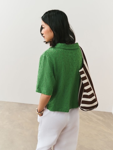 Chemisier Next en vert