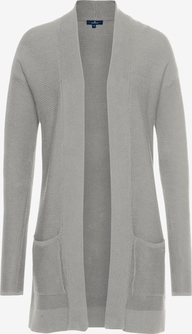 TOM TAILOR Knit Cardigan in Grey: front