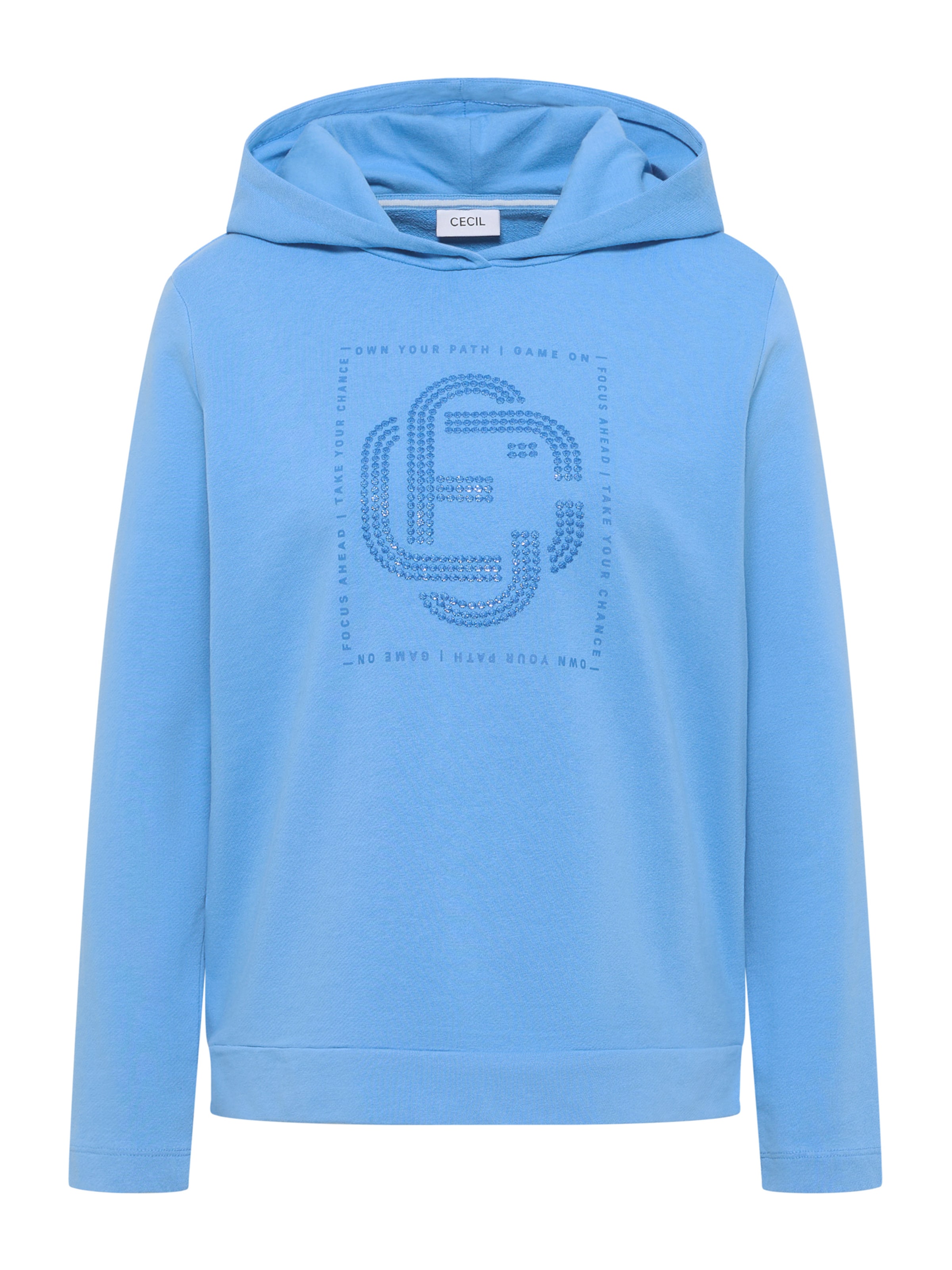 CECIL Mikina – modrá: přední strana