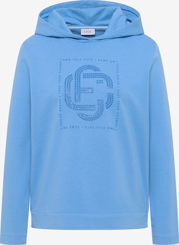 CECIL Mikina – modrá: přední strana