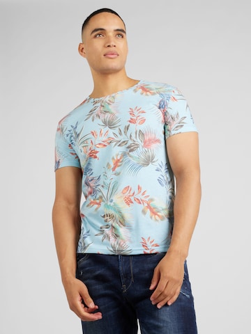Key Largo Shirt 'PALERMO' in Blue: front
