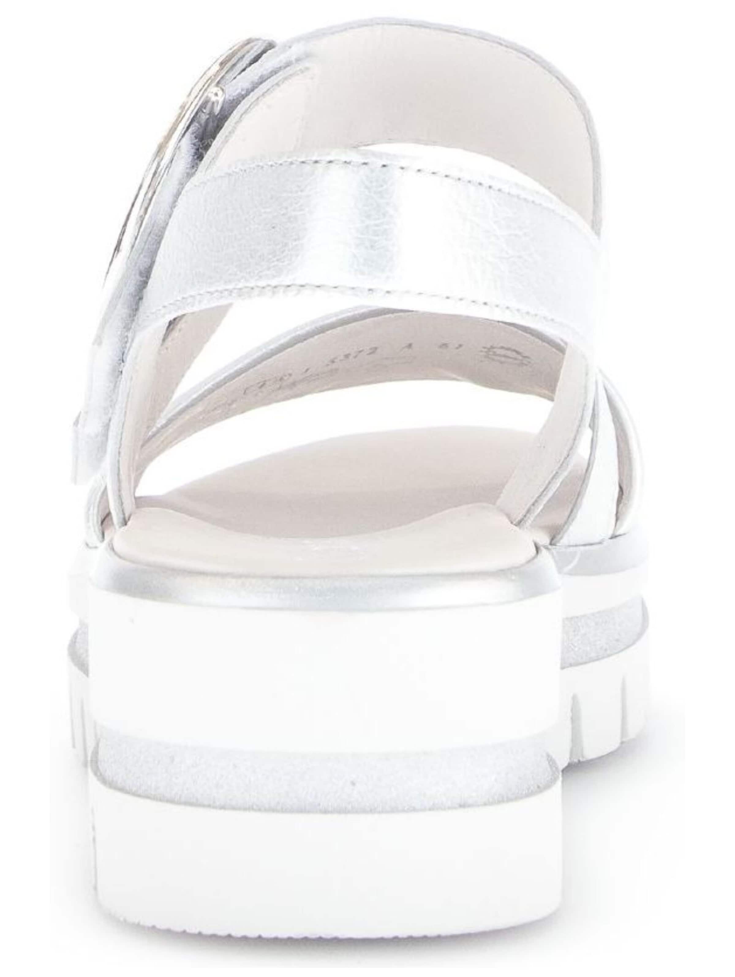 GABOR Sandale in Weiß