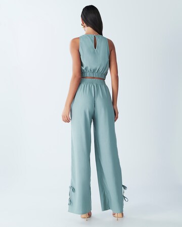 BWLDR - Top 'Laila' en azul: atrás