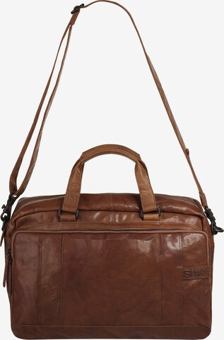 Spikes & Sparrow Reisetasche in Braun: Vorderseite