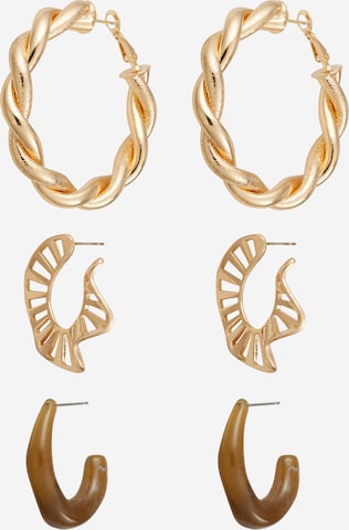 NLY by Nelly Earrings in Gold: front