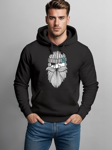 Neverless Sweatshirt 'Sailor Captain' in Black