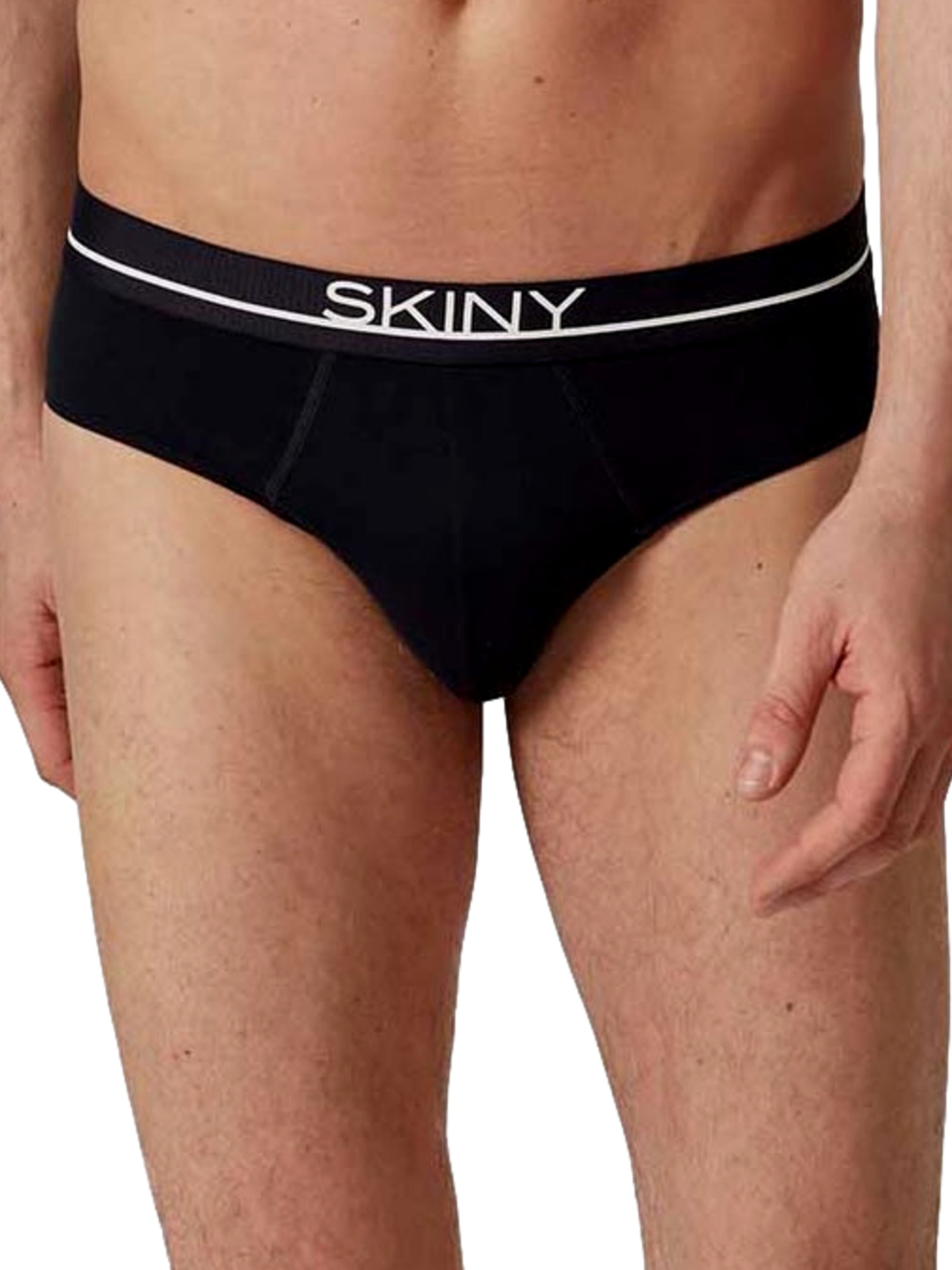 Skiny Slip in Black: front