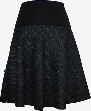 dunkle design Skirt 'Boucle' in Black: front