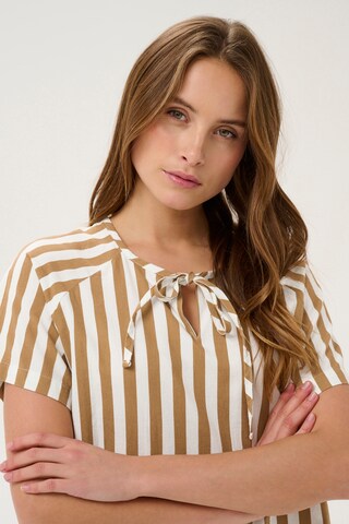 SAINT TROPEZ Blouse 'Zalinda' in Bruin