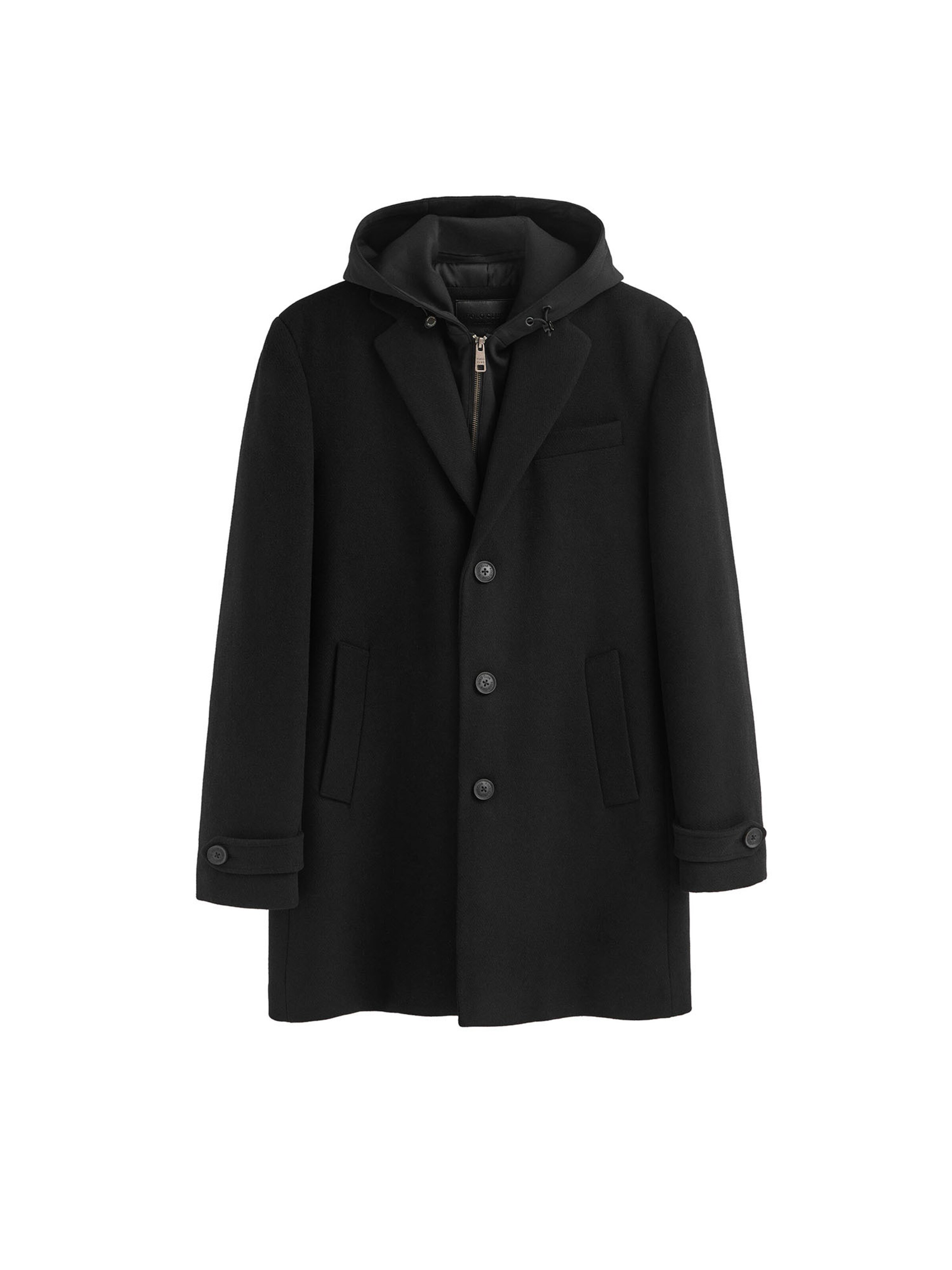 Polo Club Winterjacke in Schwarz: Vorderseite