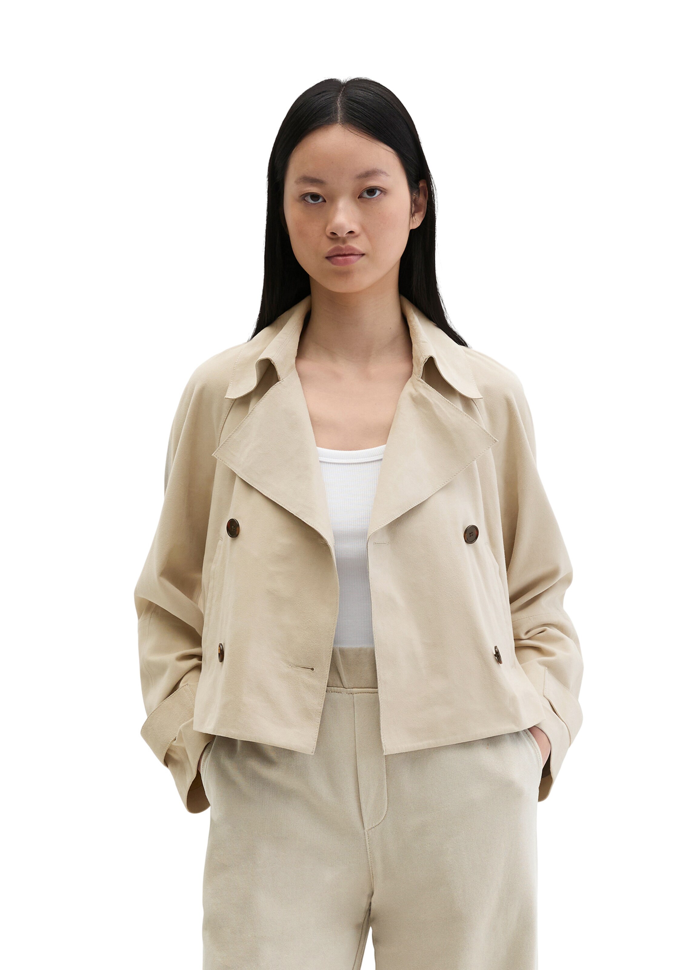 Marc O'Polo Tussenjas in Grijs: voorkant