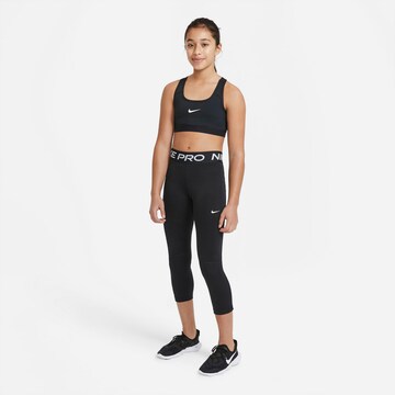 NIKE Skinny Sports trousers in Black