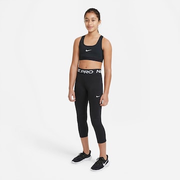 NIKE Skinny Sportsbukser i sort