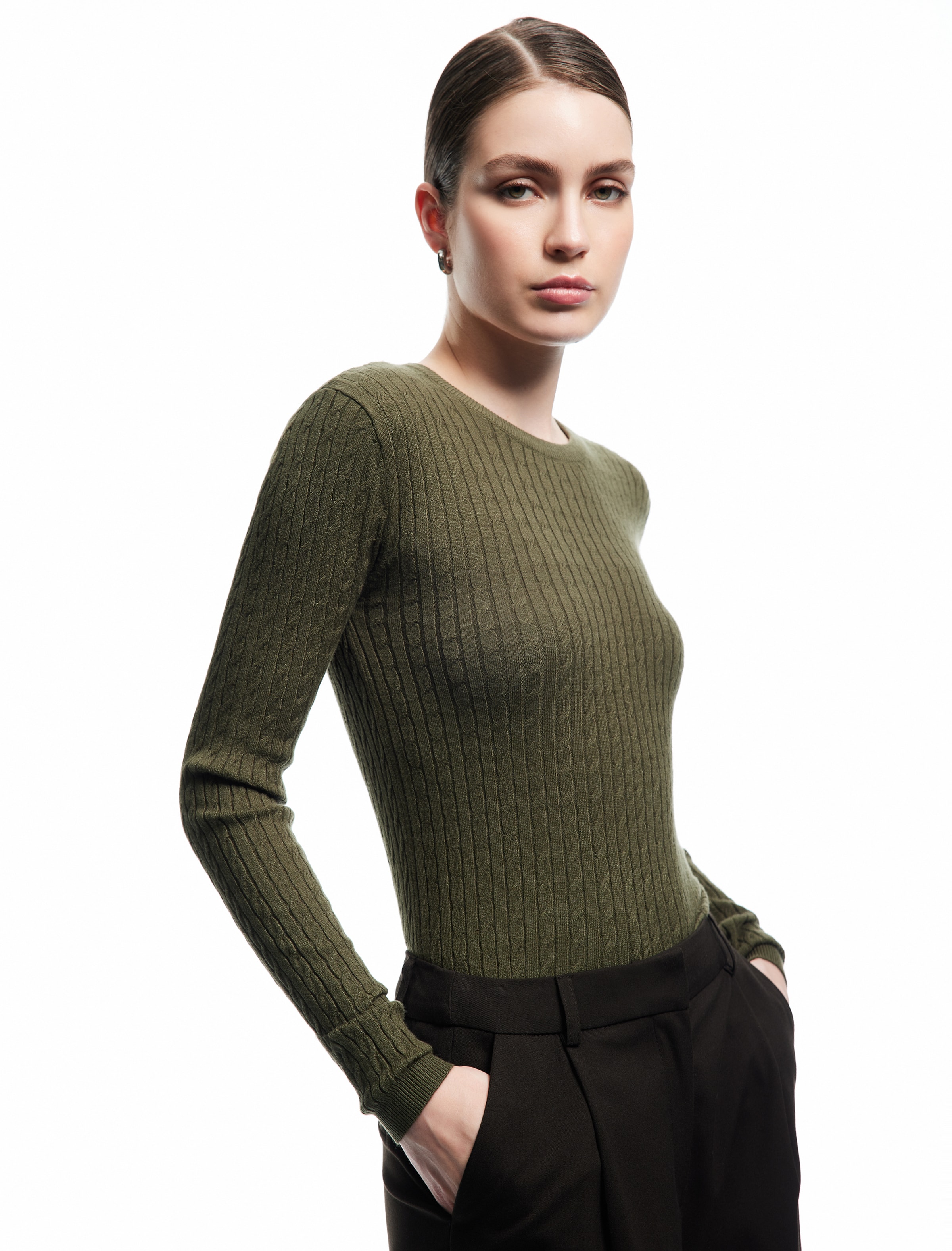 Koton Pullover in Grün: Vorderseite