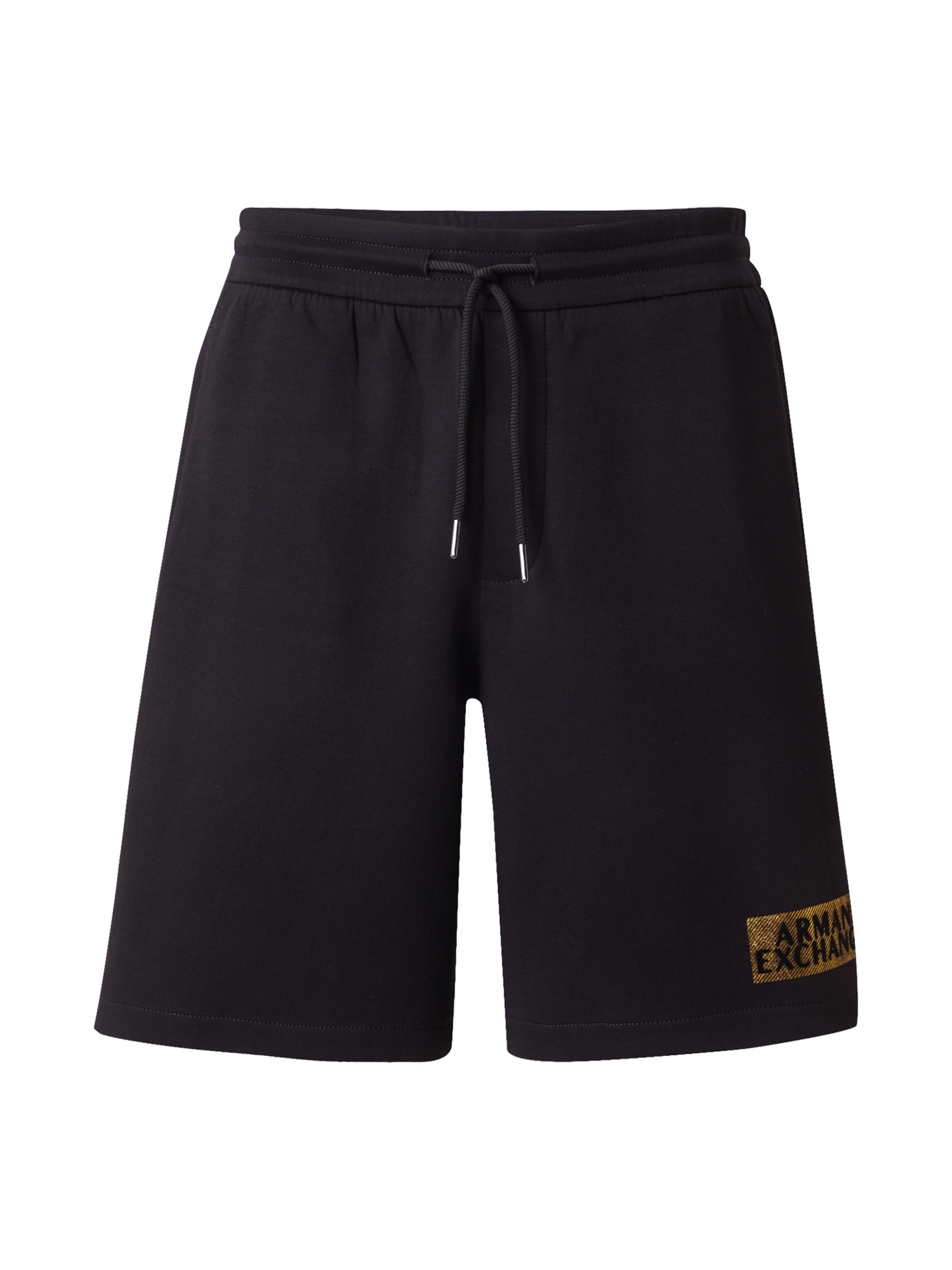 ARMANI EXCHANGE tavaline Püksid, värv must: eest vaates