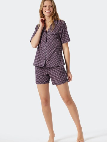 SCHIESSER Shorty in Lila: predná strana