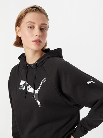 PUMA - Sweatshirt de desporto em preto