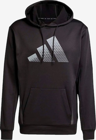Sweat-shirt 'Big Logo' ADIDAS PERFORMANCE en noir : devant