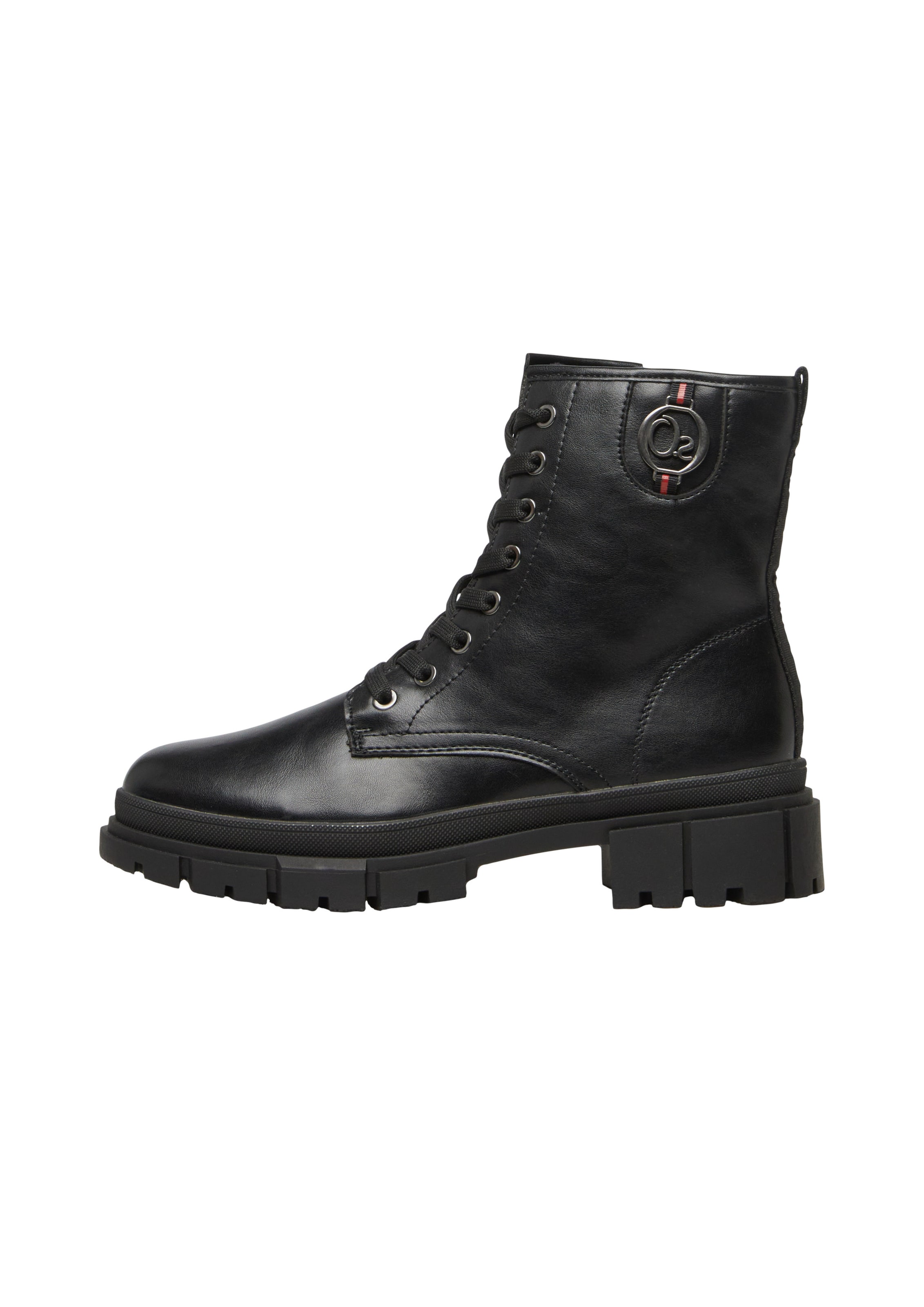 Bottines à lacets s.Oliver en noir : devant