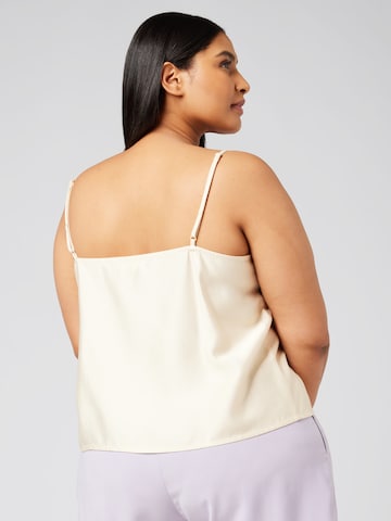 Guido Maria Kretschmer Curvy Top 'Sandy' in Beige: zadná strana