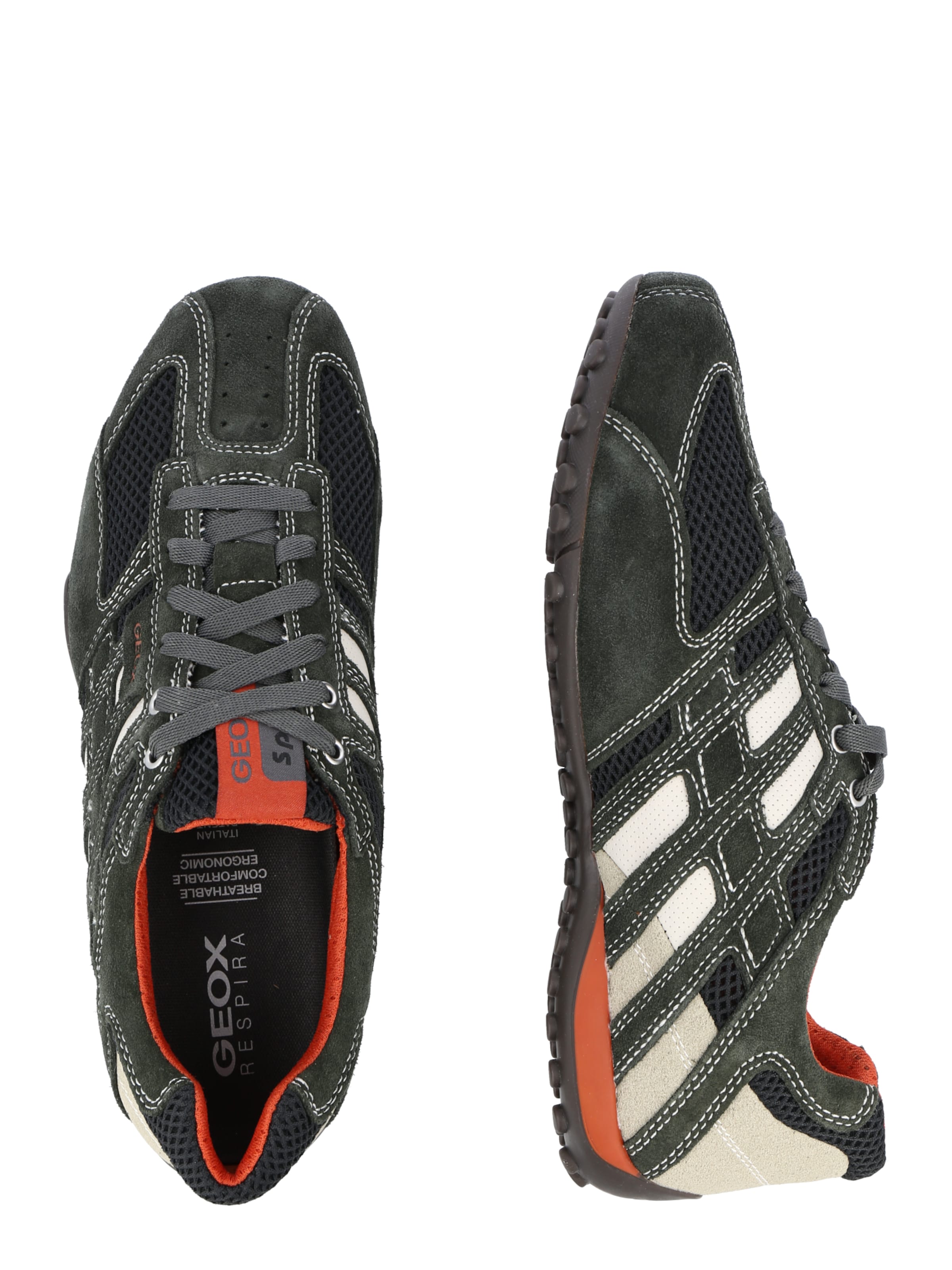 GEOX Låg sneaker 'UOMO SNAKE' i grå