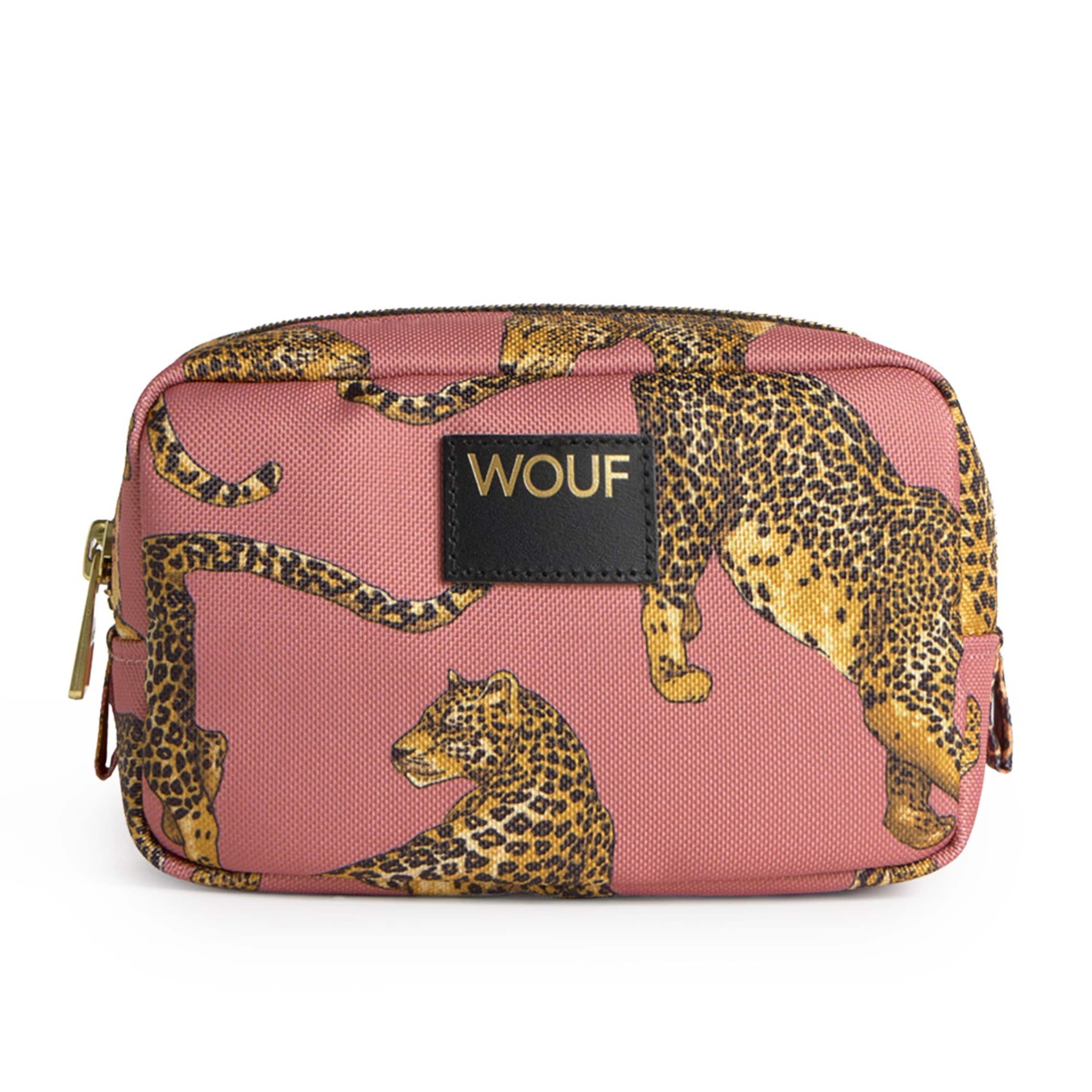 Trousses de toilette Wouf en rose : devant