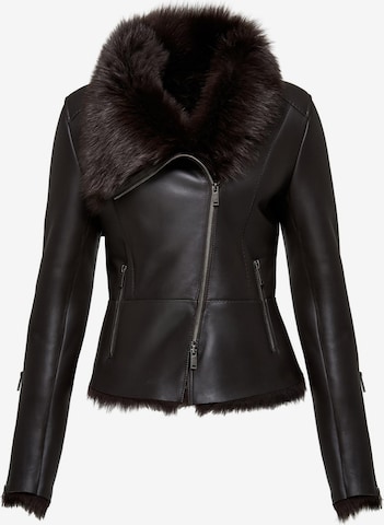 V S P Winter Jacket 'Renata' in Brown: front