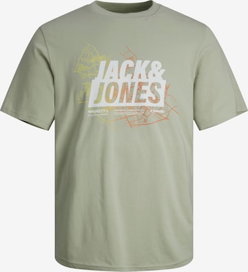 T-Shirt 'MAP SUMMER' JACK & JONES en gris