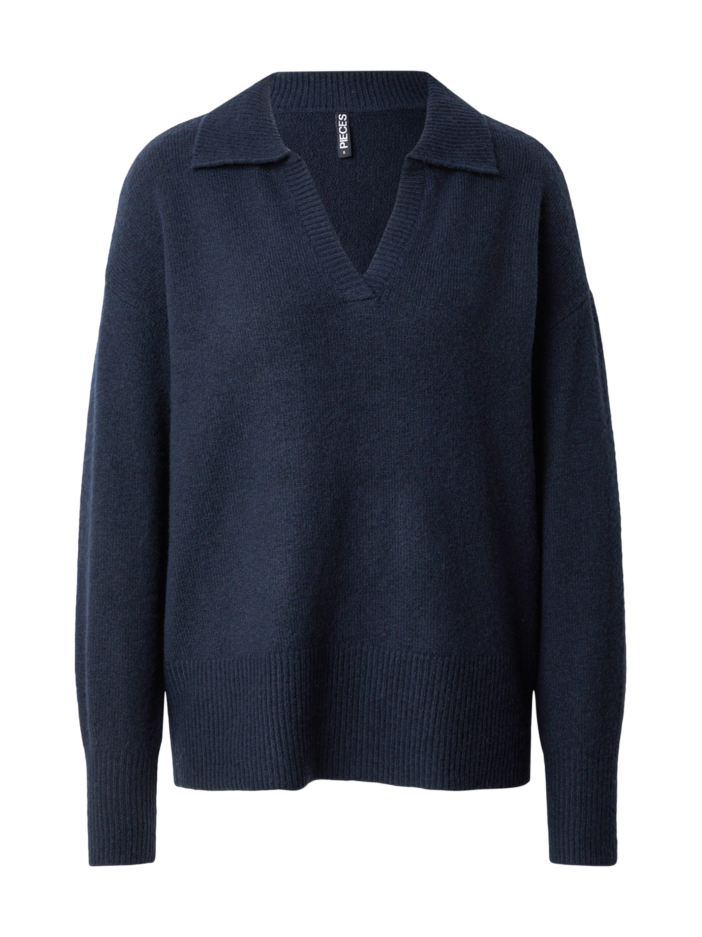 PIECES Kampsun 'PCMALOU', värv sinine: eest vaates