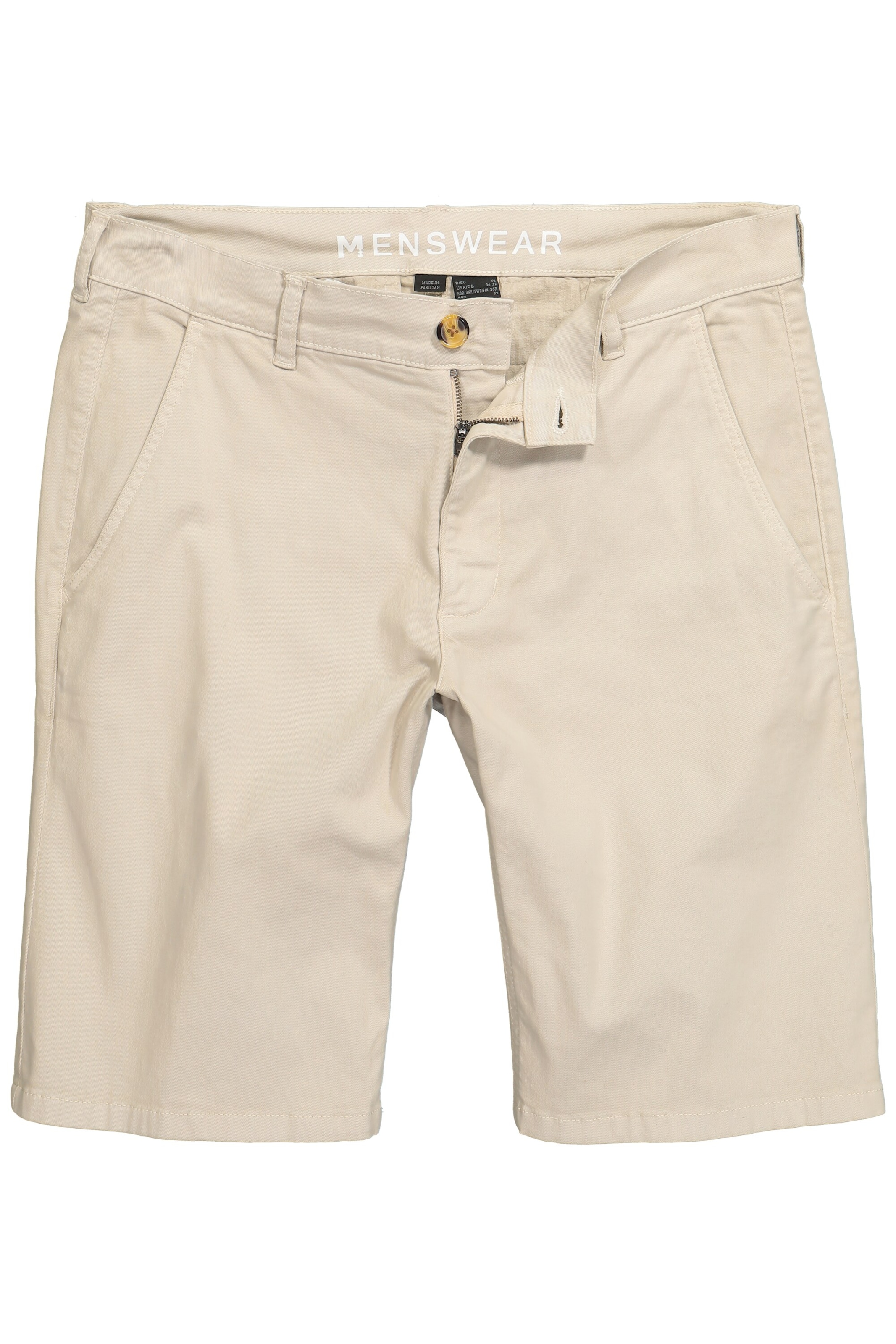 Men Plus Regular Chino in Beige: voorkant