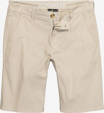 Men Plus Hose in Beige: Vorderseite